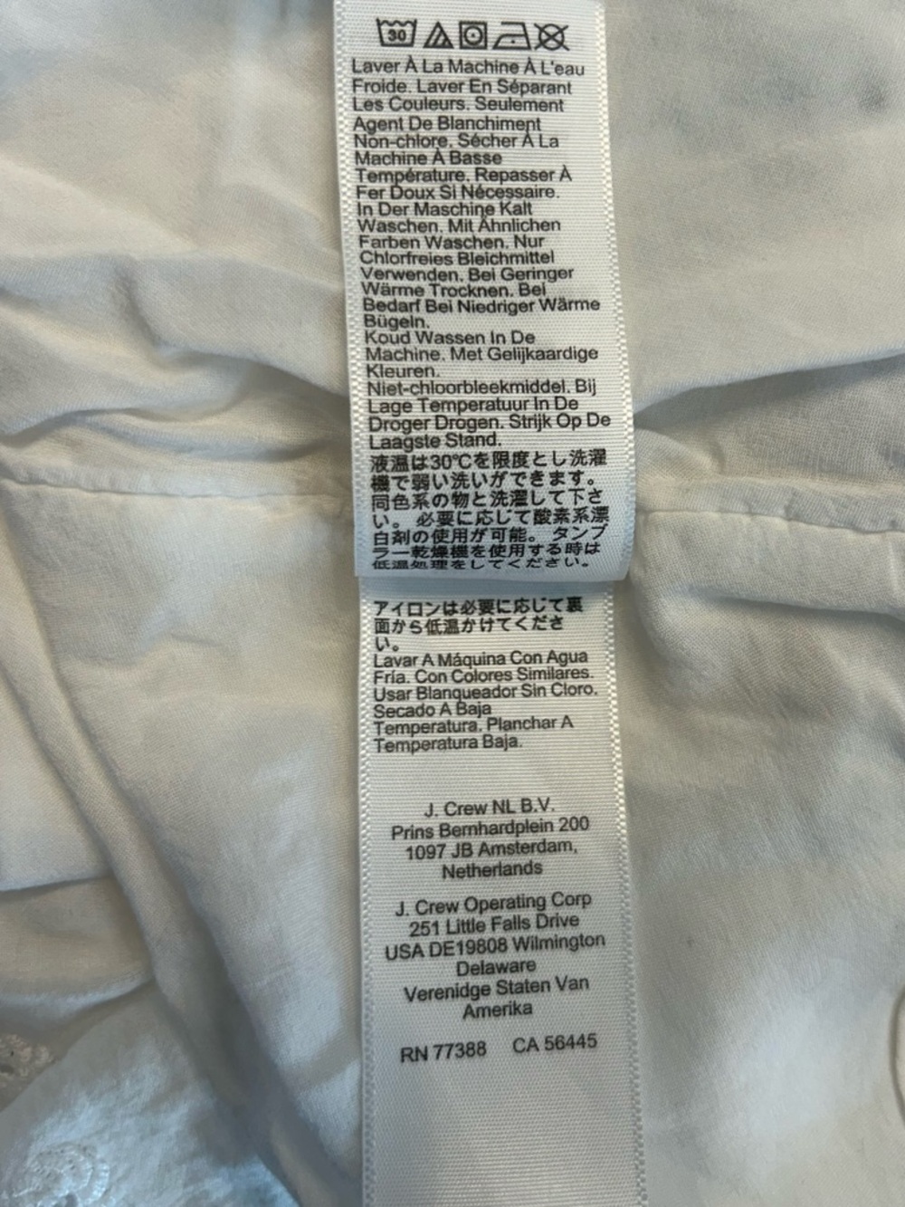J.Crew Women’s White Sorrento dress in cotton voile, Size Small - Picture 10 of 10